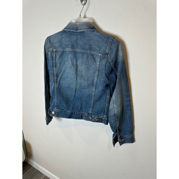 Madewell Womens Denim Jacket Blue Classic Trucker Style XS - Picture 3 of 4